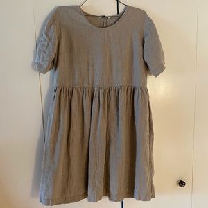 Linen Fox linen Anna dress. Size small